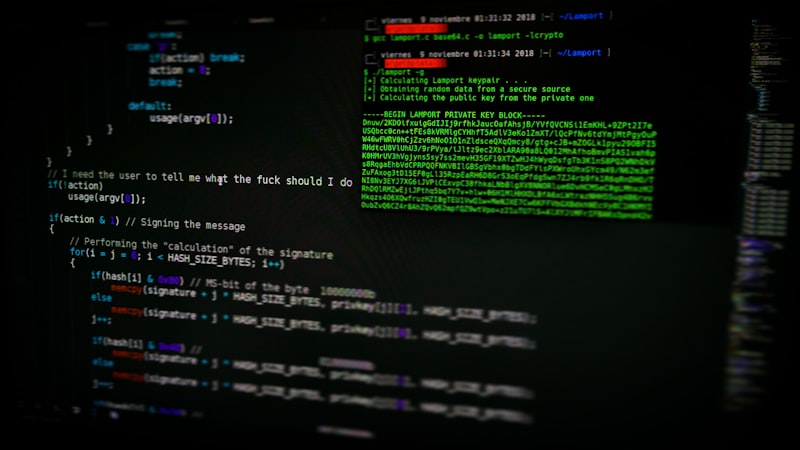 Professional Mac computer setup with CAC card reader and security configuration